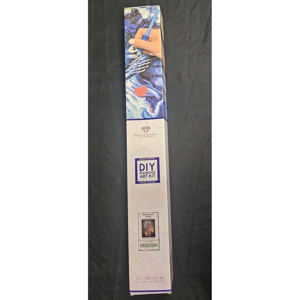 Diamond Art Club DIY Diamond Art Kit Old Fashioned Dragon 27.6" x 35.0"